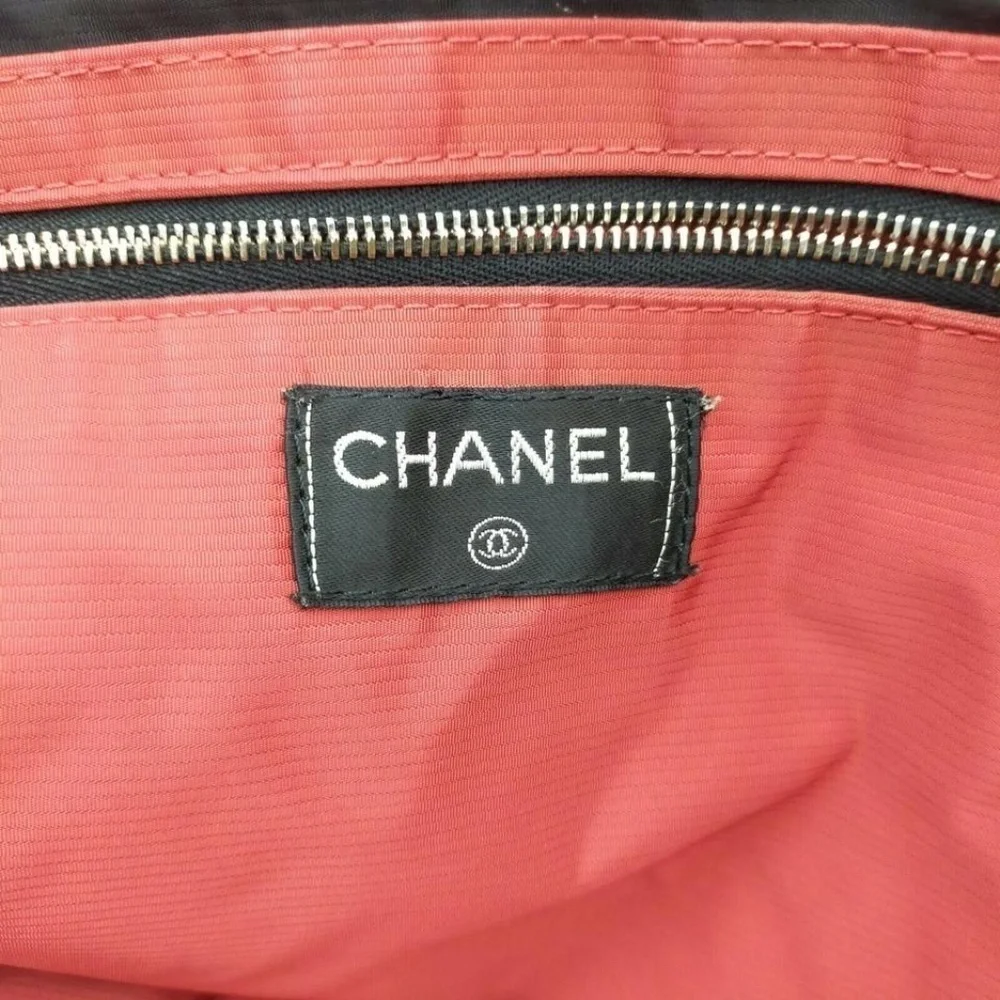 Chanel Black Travel Line Nylon Tote - Picture 7 of 9